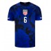 Cheap United States Yunus Musah #6 Away Football Shirt World Cup 2022 Short Sleeve